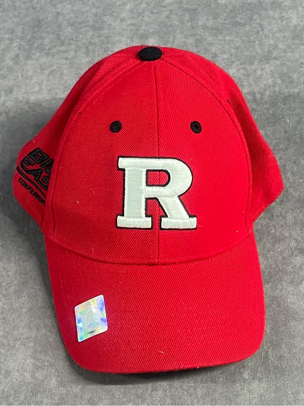 Red Kids Baseball Cap with White 'R' - Kids Accessories